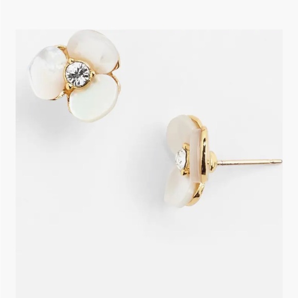 Kate Spade disco pansy stud Earrings - Picture 1 of 3